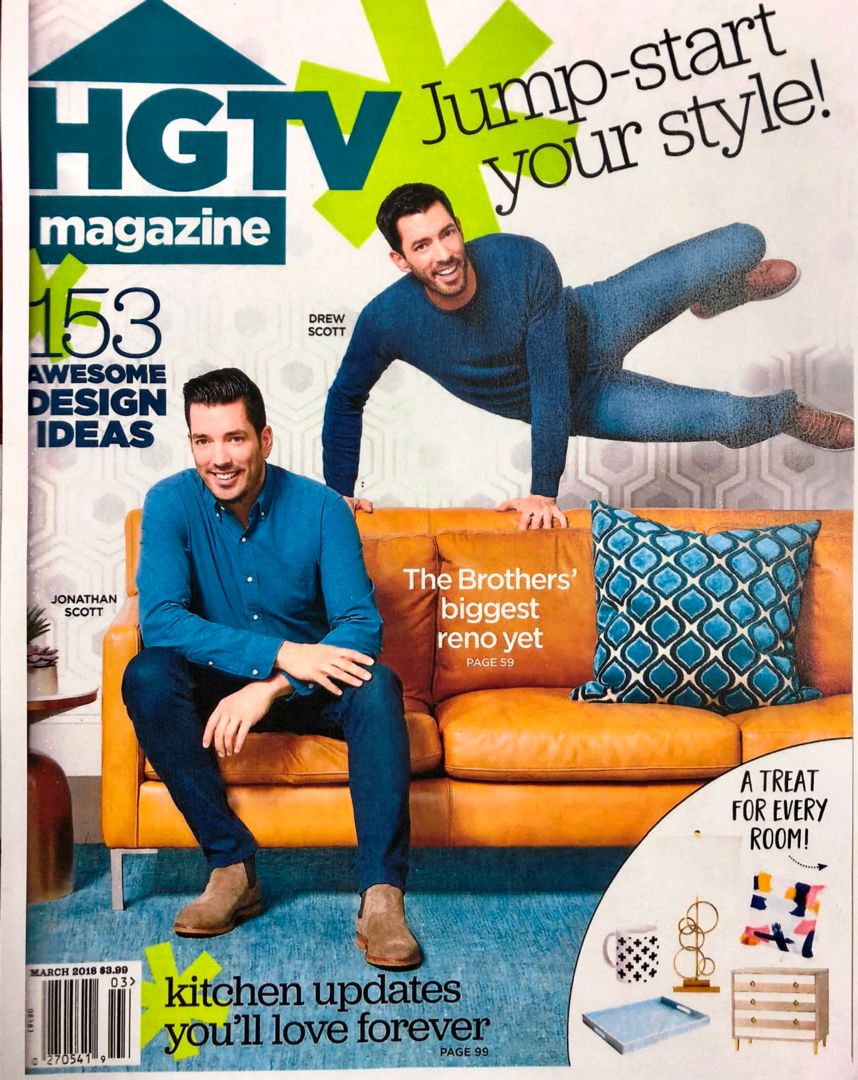Witmer Product is in this month's HGTV Magazine!